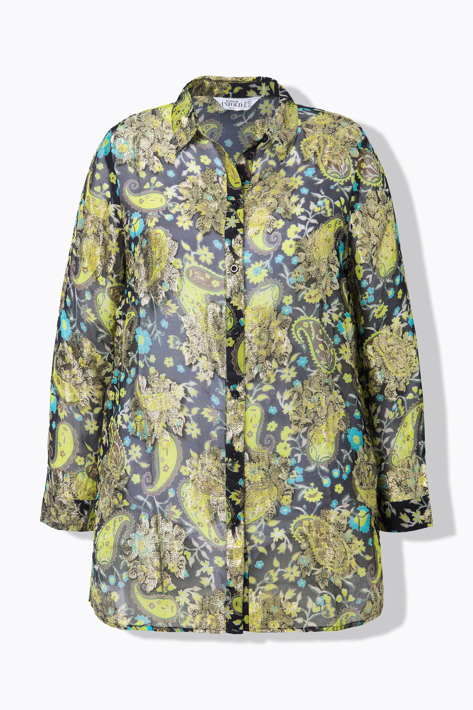 Studio Untold Hemdbluse Boxy Shape Paisleyprint  