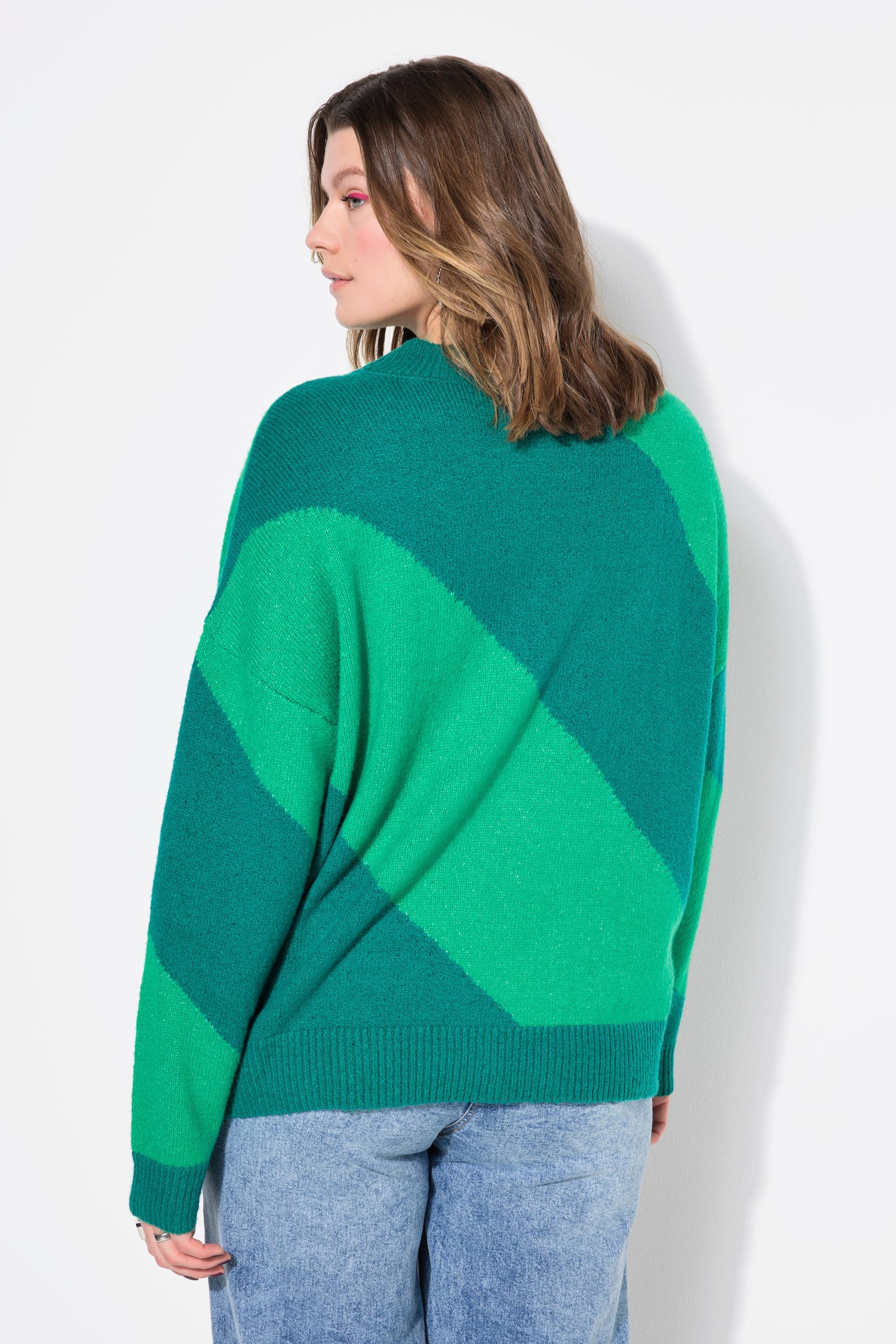 Studio Untold  Pullover dal taglio oversize con righe diagonali 