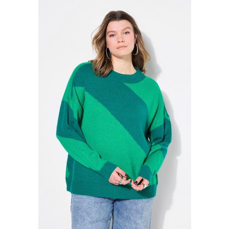 Studio Untold  Pullover dal taglio oversize con righe diagonali 