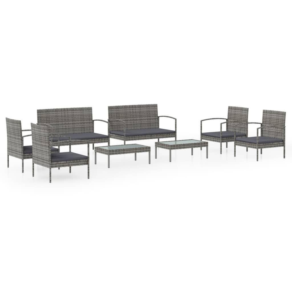 VidaXL Garten-lounge-set poly-rattan  