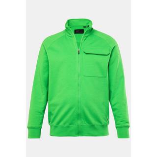 JP1880 Giacca in Felpa Texture a Nido d'Ape Collo Alto  