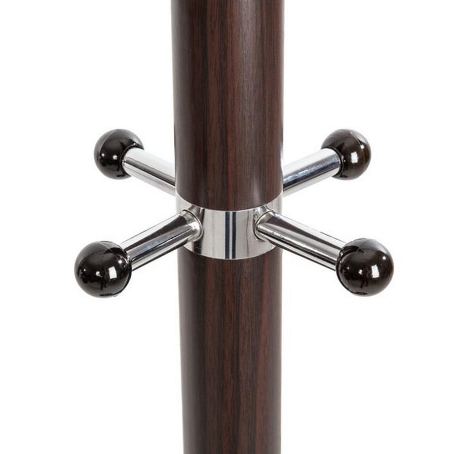 Tectake Garderobenständer  aus Metall und Marmor 16 Haken, mit Schirm- und Taschenhalter  