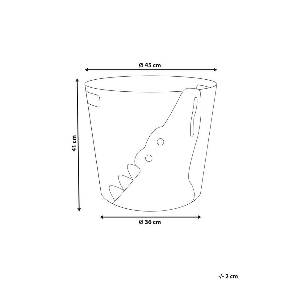 Beliani Korb aus Wasserhyazinthe Boho LOXTON  