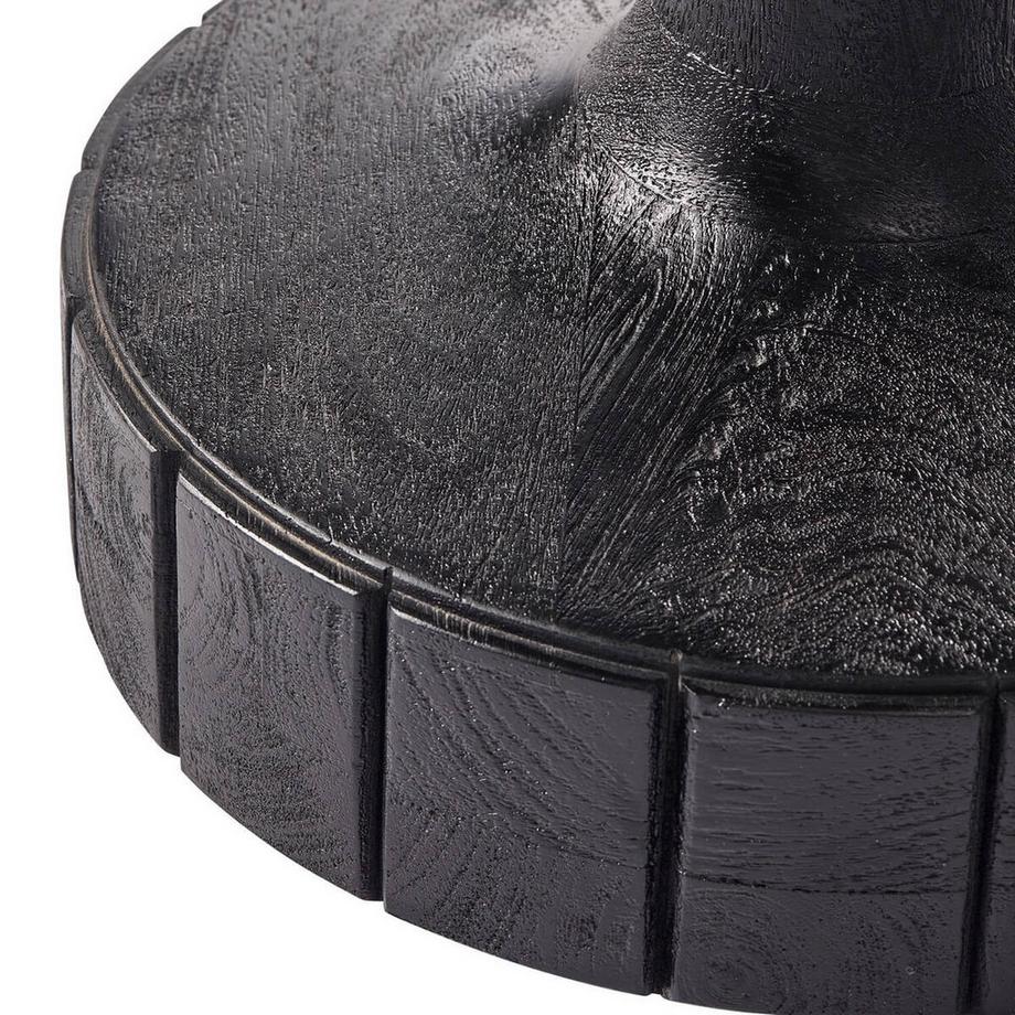 mutoni Tavolino Soya in legno di mango nero 60  