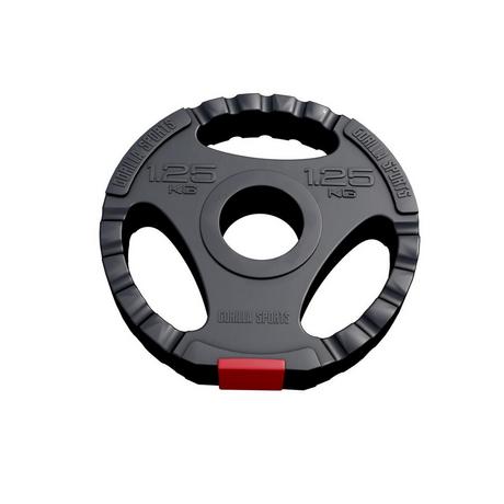 Gorilla Sports  Gripper Kunststoff Hantelscheiben 1,25 - 15 KG 