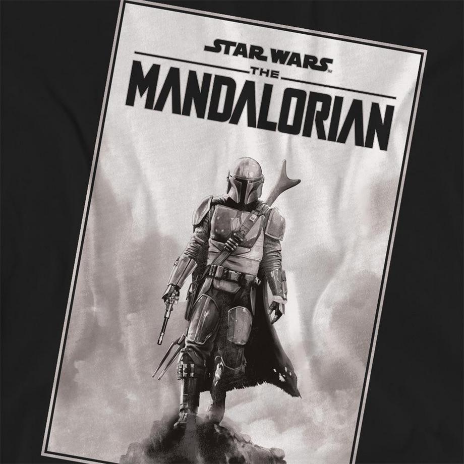 STAR WARS Maglietta Stampa Mandalorian  
