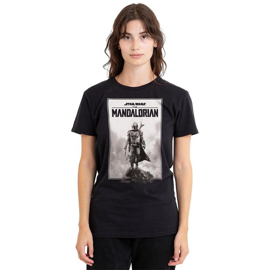 STAR WARS Maglietta Stampa Mandalorian  