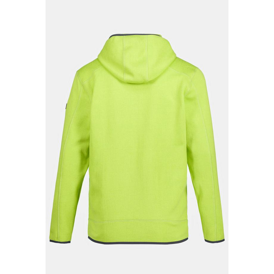 JP1880 Strickfleece Jacke mit Kapuze und Zipper  