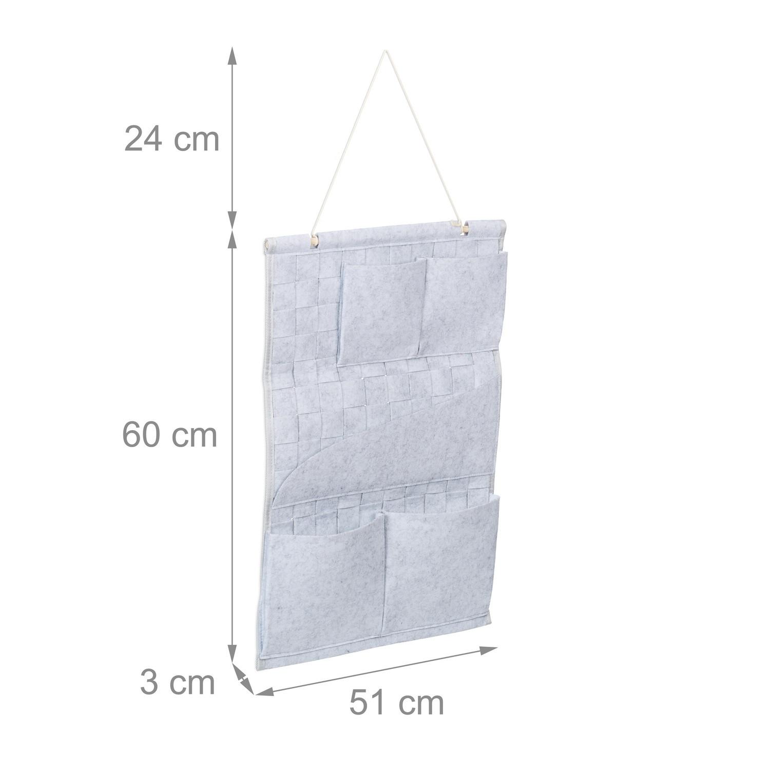 B2X Hängeaufbewahrung in Flechtoptik, 2er-Set  