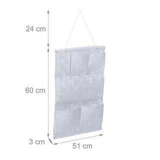 B2X Hängeaufbewahrung in Flechtoptik, 2er-Set  