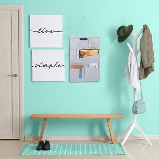 B2X Hängeaufbewahrung in Flechtoptik, 2er-Set  