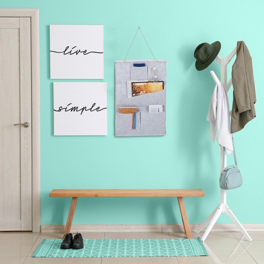 B2X Hängeaufbewahrung in Flechtoptik, 2er-Set  