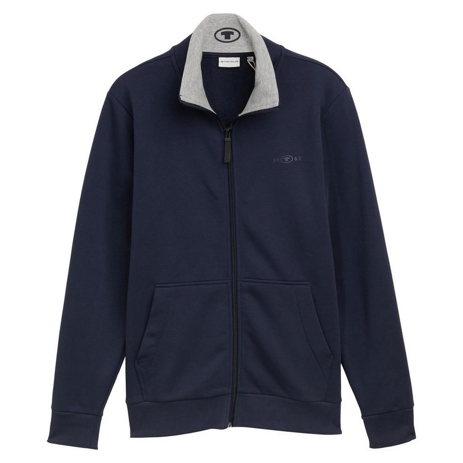 Veste de sweat  Pack de 1 Confortable à porter-Printed Stand-Up Sweat Jacket