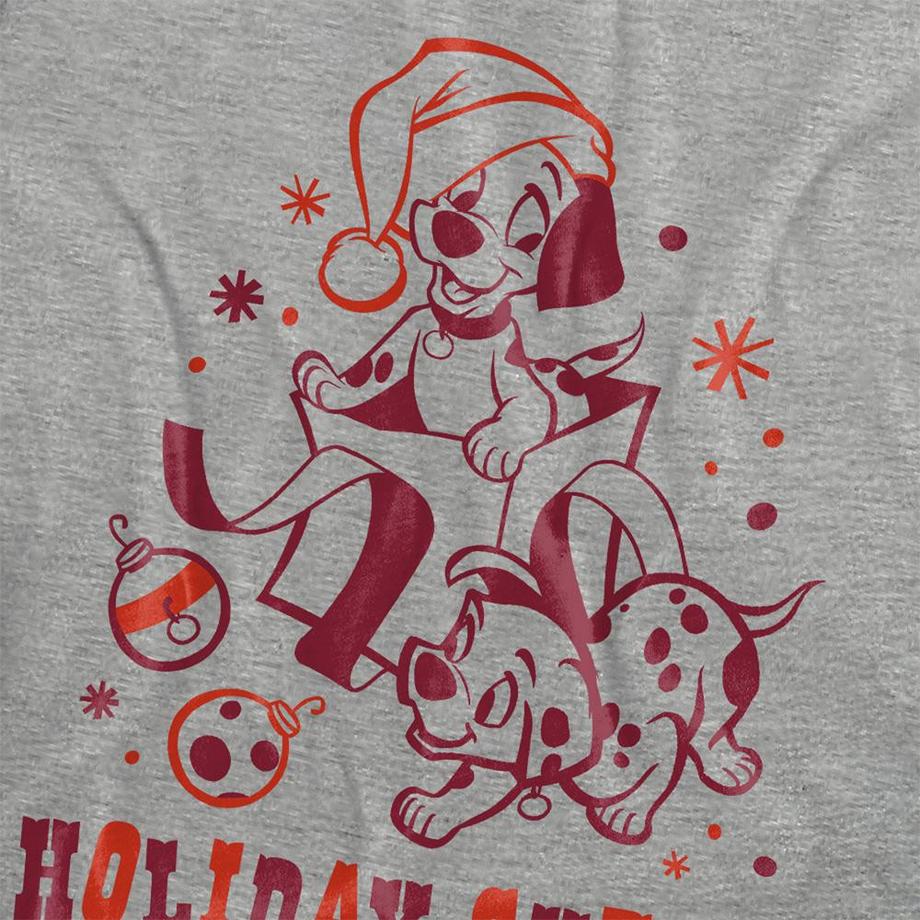 Disney 101 Dalmatians Holiday Cheer T-Shirt Motif Noël  