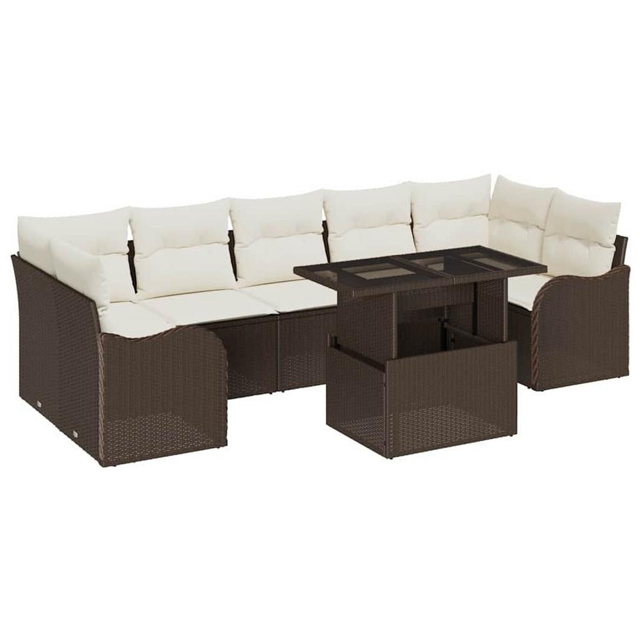 Ensemble de meubles d'extérieur poly rattan