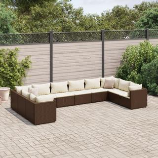 VidaXL Garten lounge set poly-rattan  