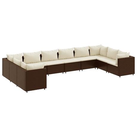 VidaXL Garten lounge set poly-rattan  