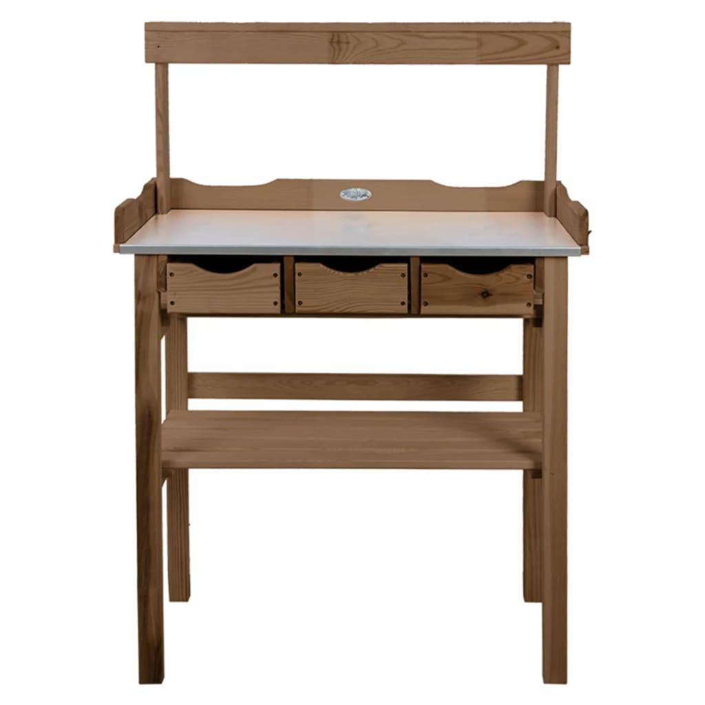 Esschert Design Table de plantation bois  