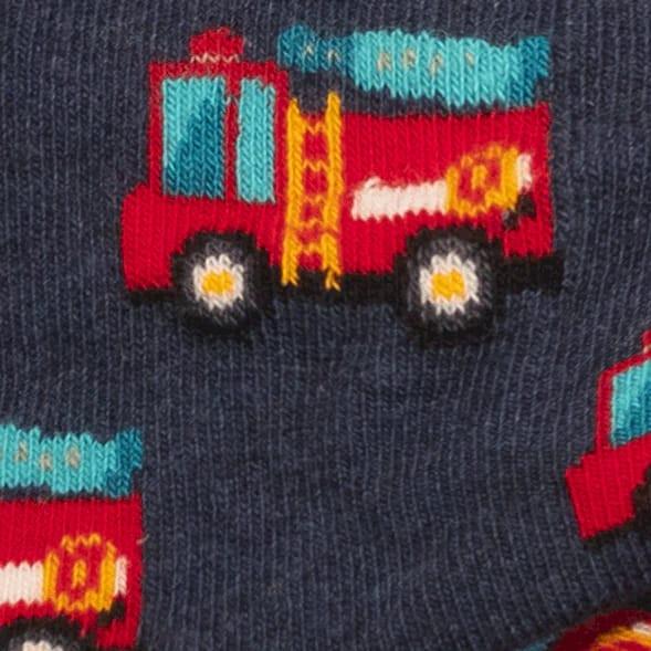CABAIA DIEGO & SOPHIE Feuerwehrwagen Muster Socken  