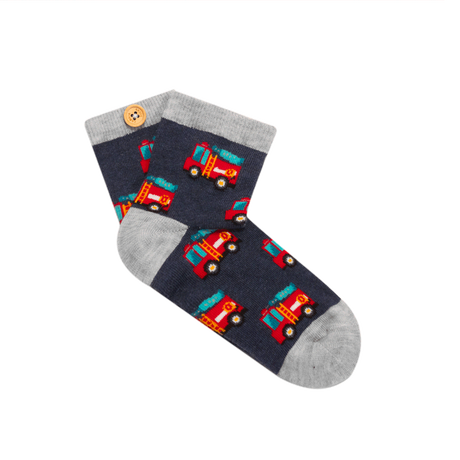 CABAIA DIEGO & SOPHIE Feuerwehrwagen Muster Socken  