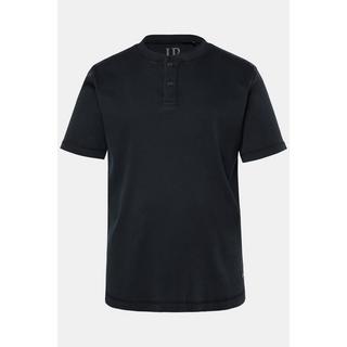 JP1880 FLEXNAMIC Halbarm Rippjersey Henley Vintage Look  