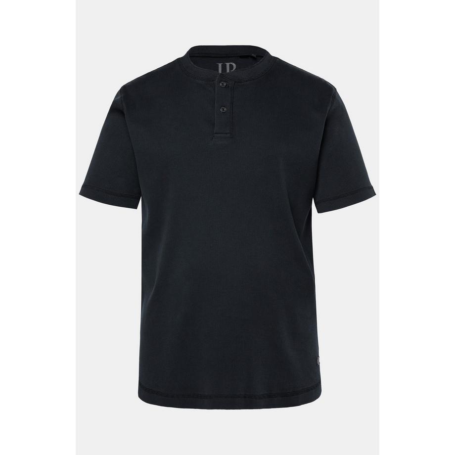 JP1880 FLEXNAMIC Maglia Serafino Jersey a Costine Maniche Corte Stile Vintage  