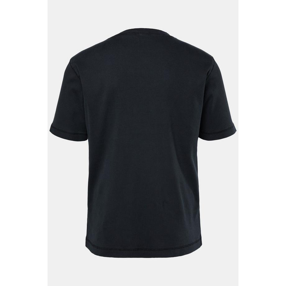 JP1880 FLEXNAMIC Maglia Serafino Jersey a Costine Maniche Corte Stile Vintage  