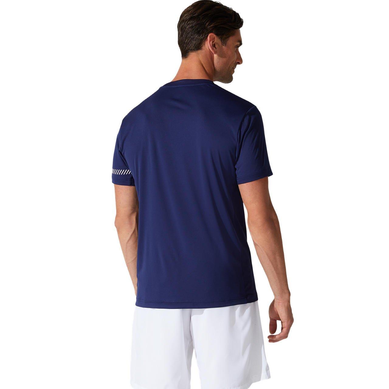 asics  Court M SS T-Shirt peacoat 