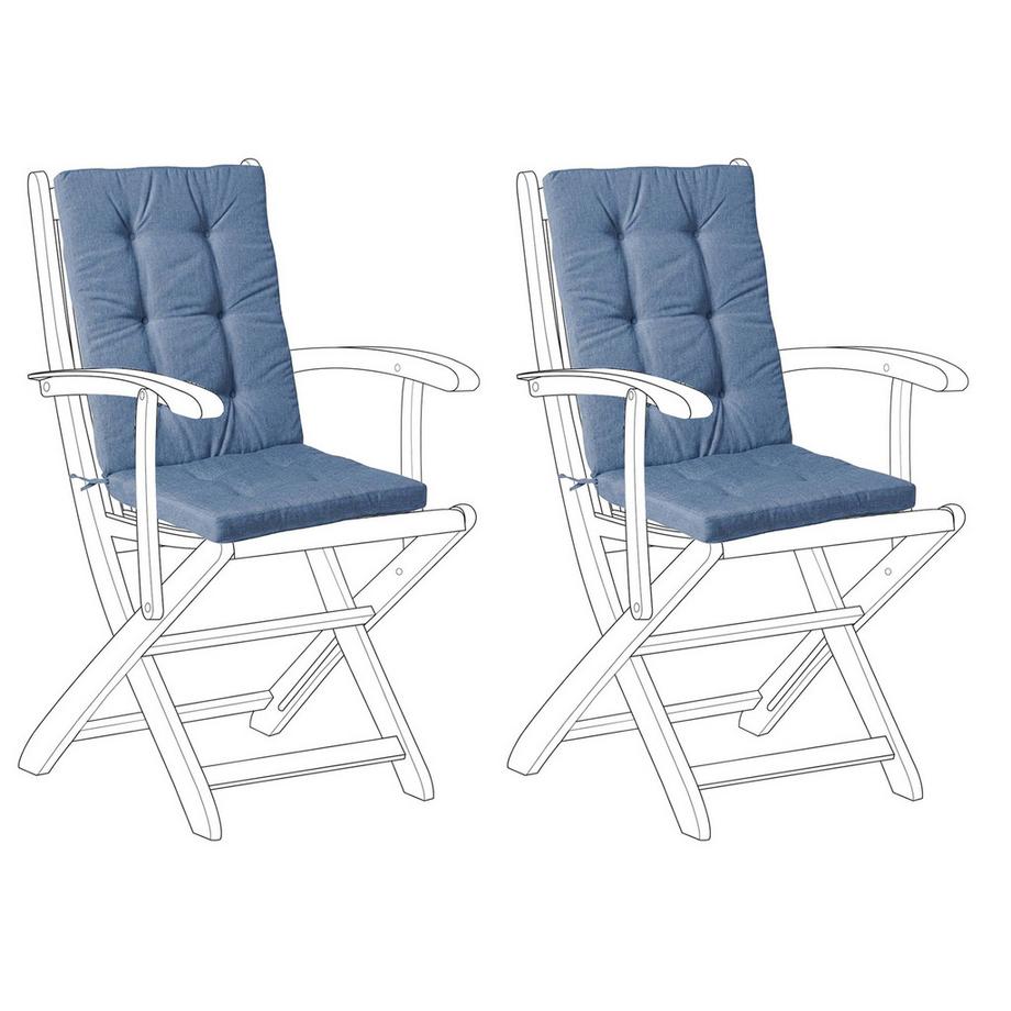 Set di 2 cuscini Schiena/Seduta en Poliestere  MAUI PREMIUM