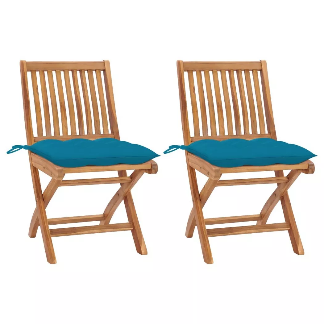 VidaXL - Gartenstuhl teak, One Size, Braun