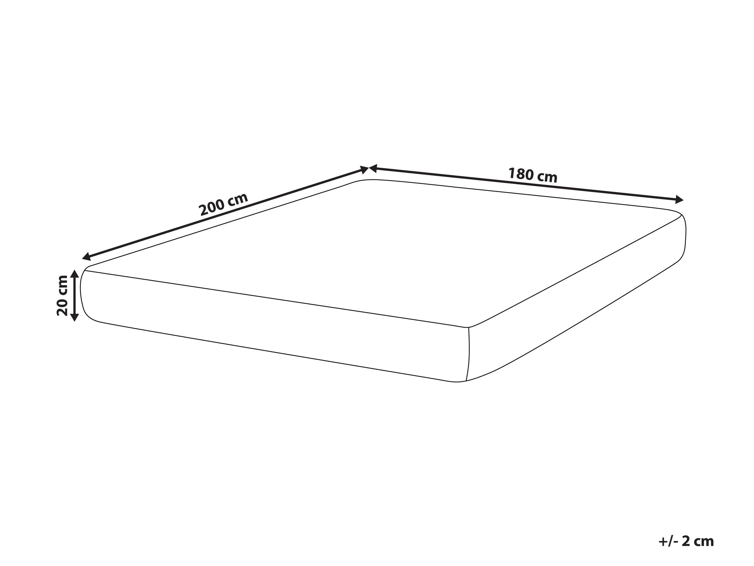 Beliani Materasso a molle insacchettate en Molle insacchettate ROOMY  