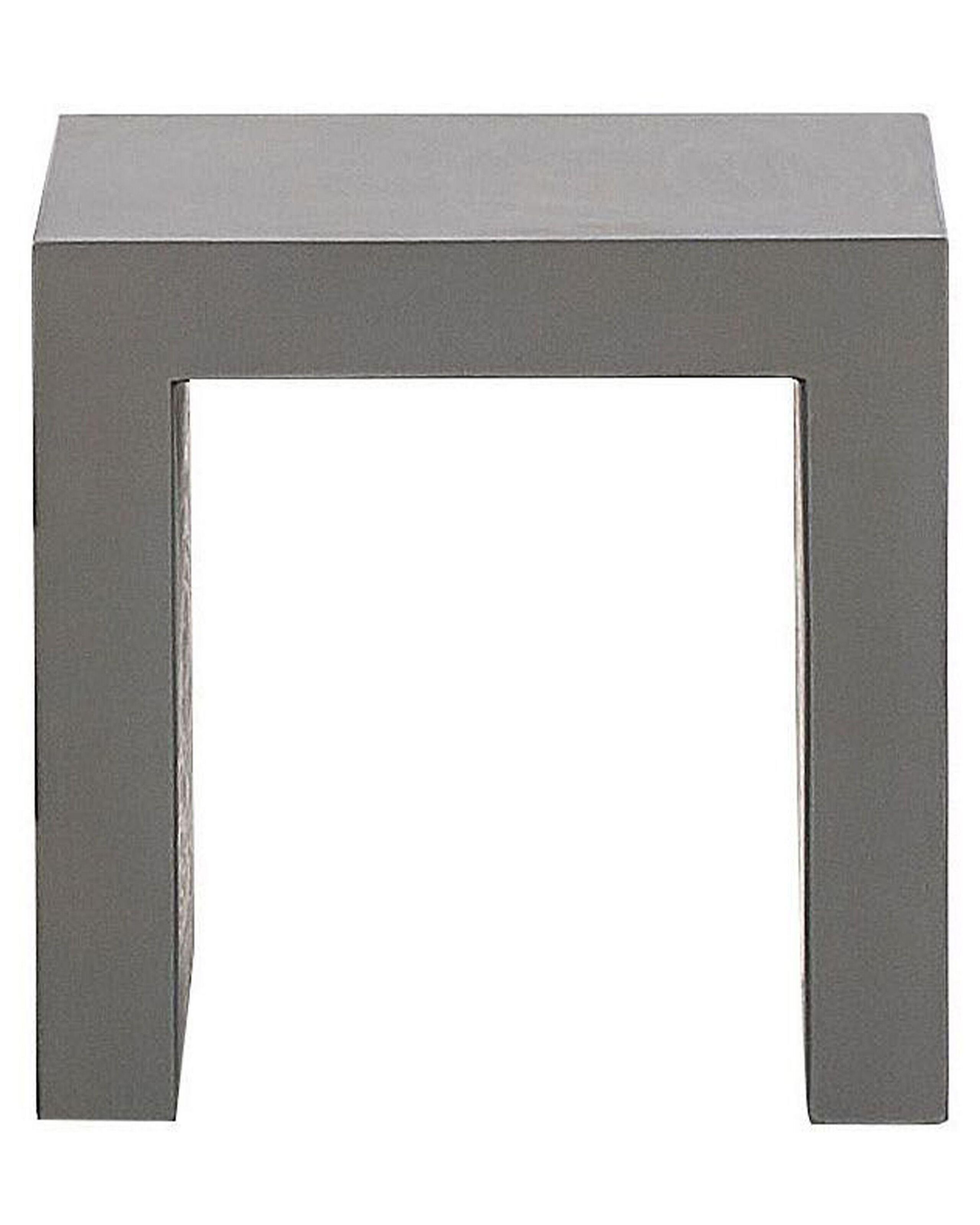 Beliani Gartenstuhl 2er Set aus Faserzement Industriell TARANTO  