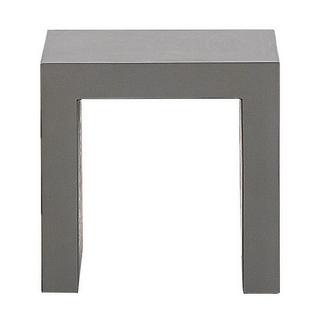 Beliani Gartenstuhl 2er Set aus Faserzement Industriell TARANTO  