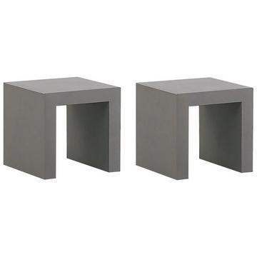 Set di 2 sedie da giardino en Cemento fibrorinforzato Industriale TARANTO