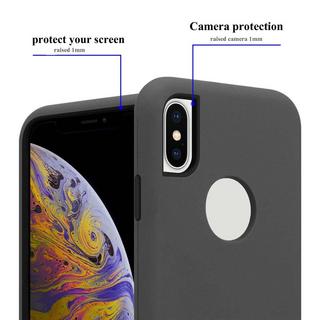 Cadorabo  Hülle für Apple iPhone X  XS Hybrid TPU Silikon Innenseite 