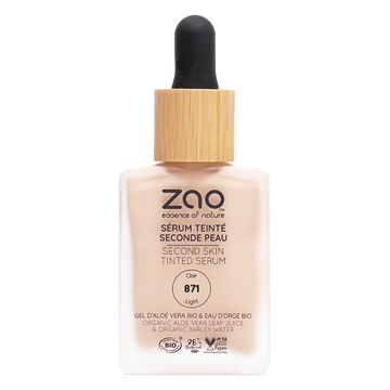 Second skin tinted serum - Bio-zertifiziert, vegan