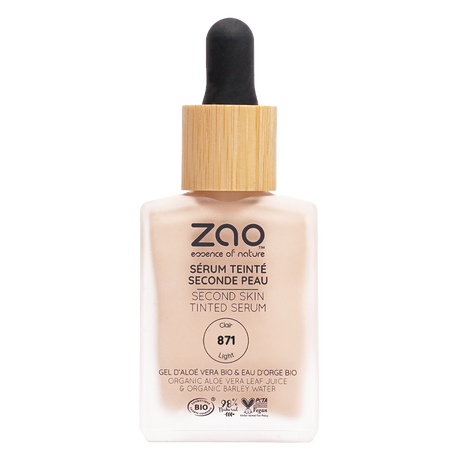 ZAO MAKEUP  Second skin tinted serum - Bio-zertifiziert, vegan 