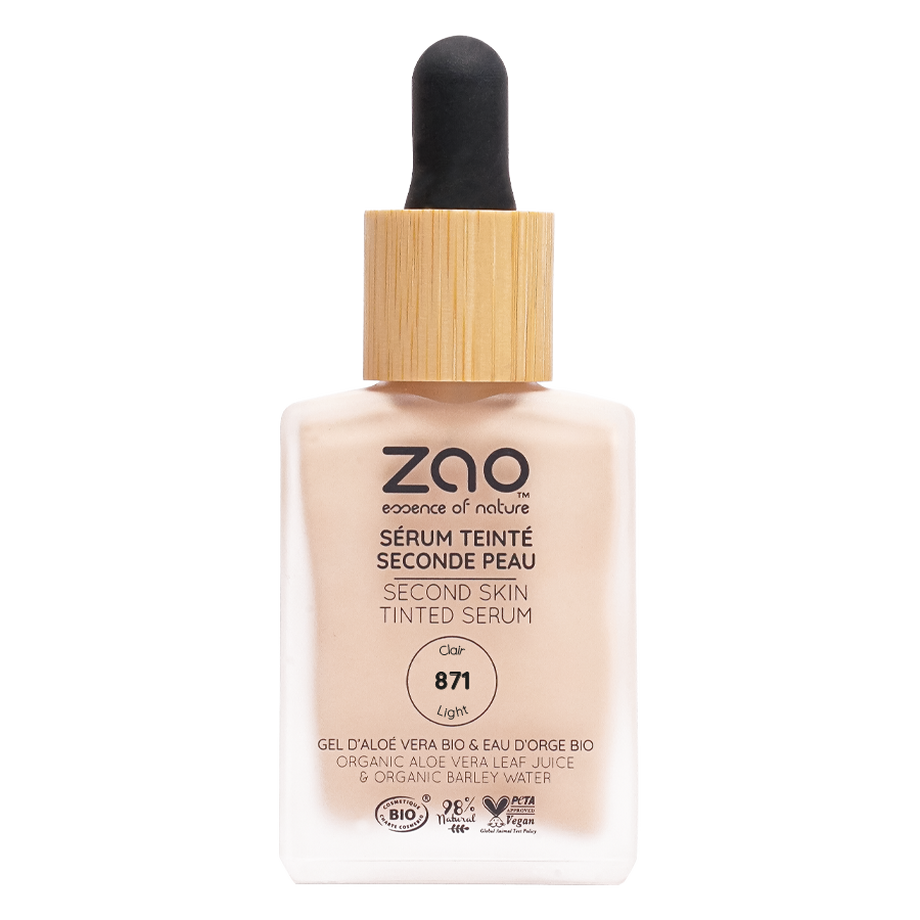 Second skin tinted serum - Bio-zertifiziert, vegan