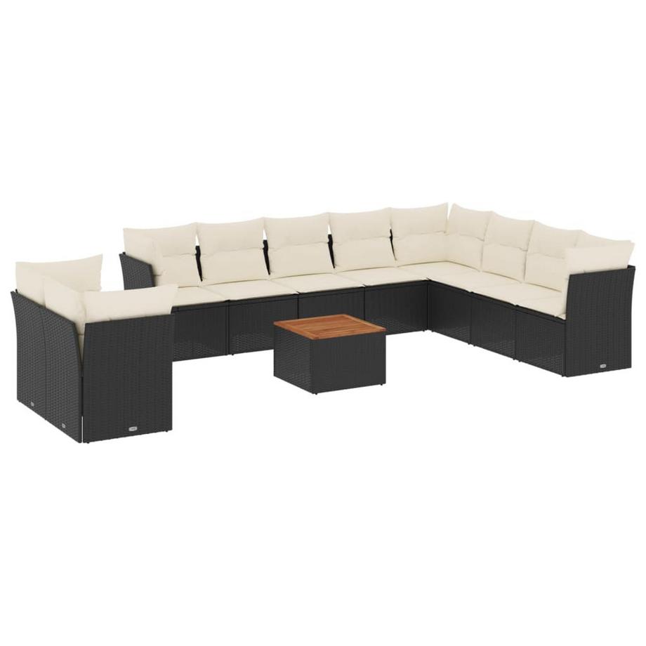 set divano da giardino Polirattan