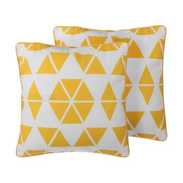 Lot de 2 coussins décoratifs en Polyester Moderne PANSY