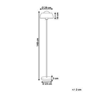 Beliani Lampadaire en Acier Industriel SENETTE  