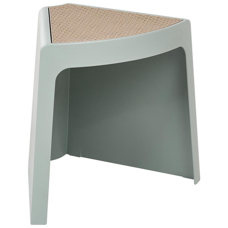 Beliani Set di 4 sgabelli da giardino en ABS (materiale sintetico resistente) Minimalista EVROS  