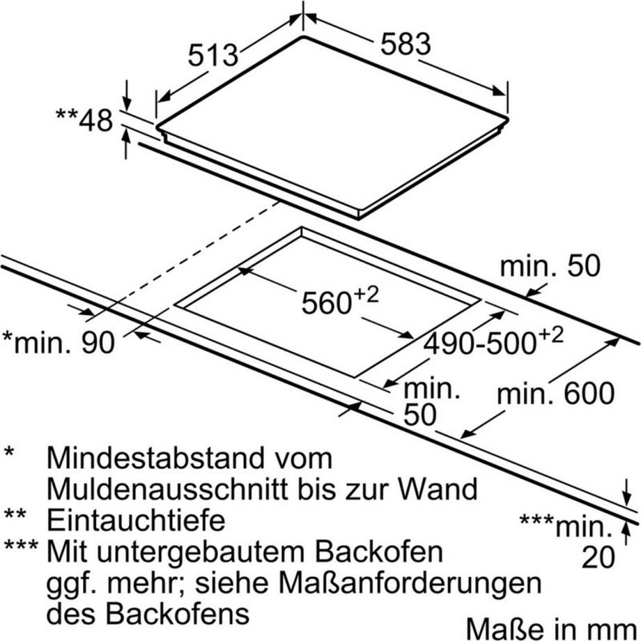 E+P Elektrik Constructa-Neff EB-Autark-Kochfeld eDition T16BT76N0  