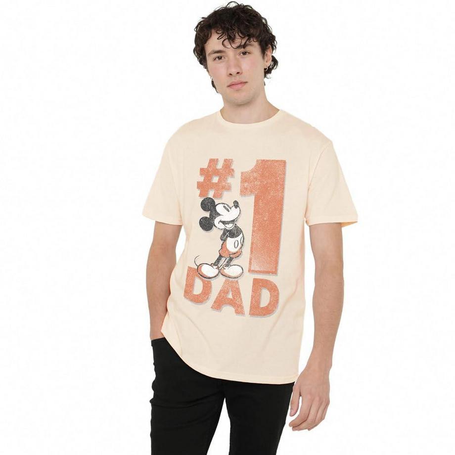 Disney Mickey Mouse Number 1 Dad T-Shirt  