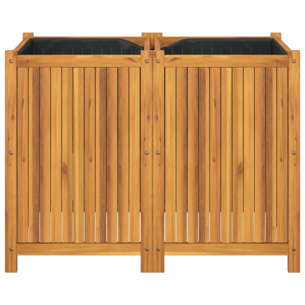 VidaXL Jardinière bois d'acacia  