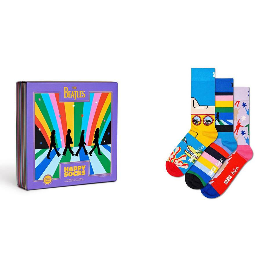 Happy Socks The Beatles Geschenkset 3er Pack Socken  