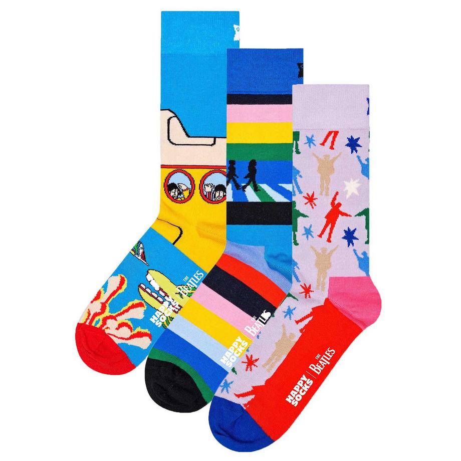 Chaussettes  Paquet de 3 Confortable à porter-The Beatles Gift Set