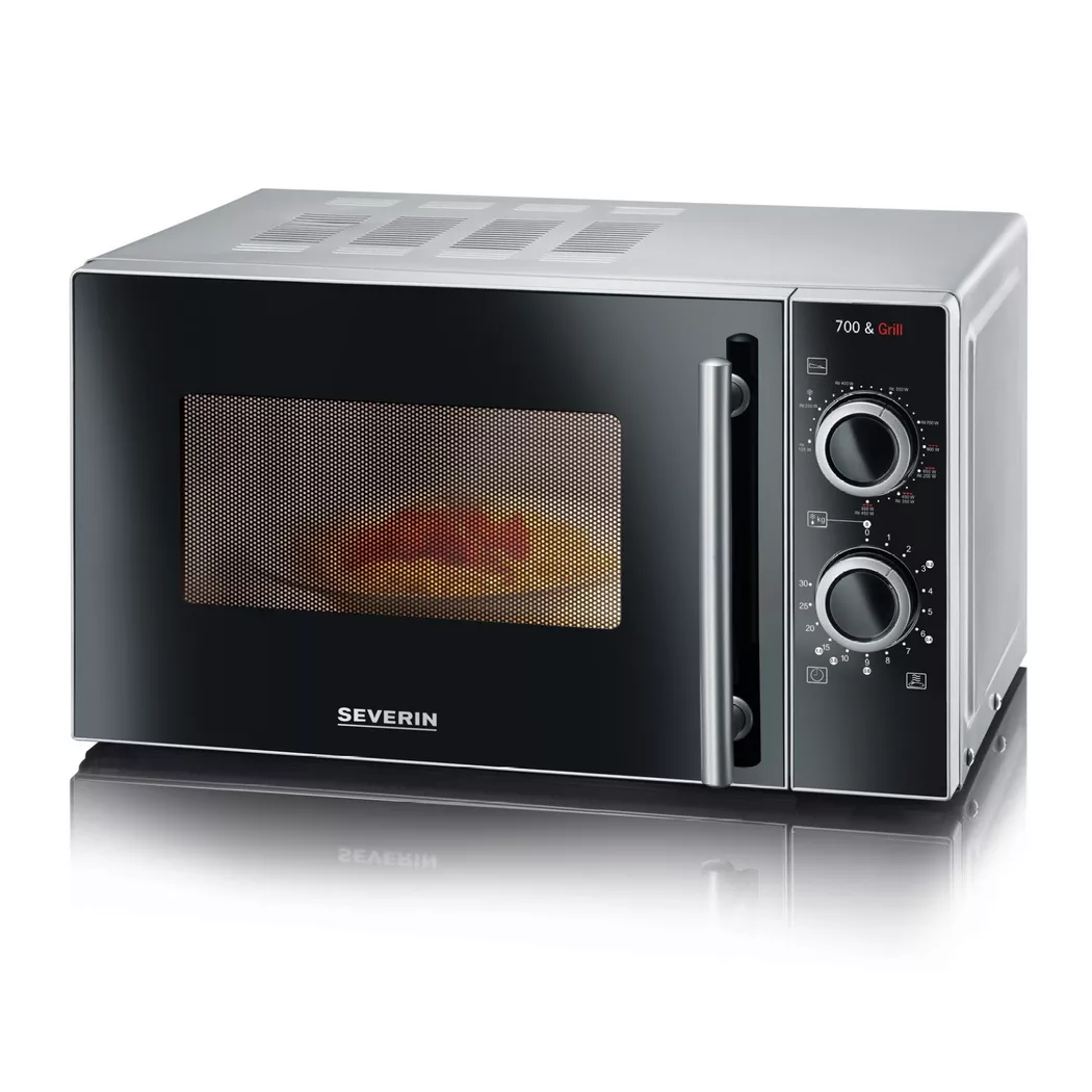 SEVERIN MW 7771 Mikrowelle 700 W silber (MW 7771)