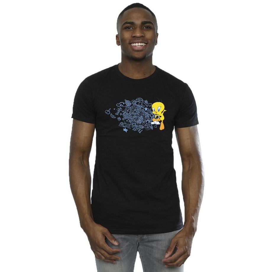 LOONEY TUNES Tweety Bird T-Shirt Graphique  