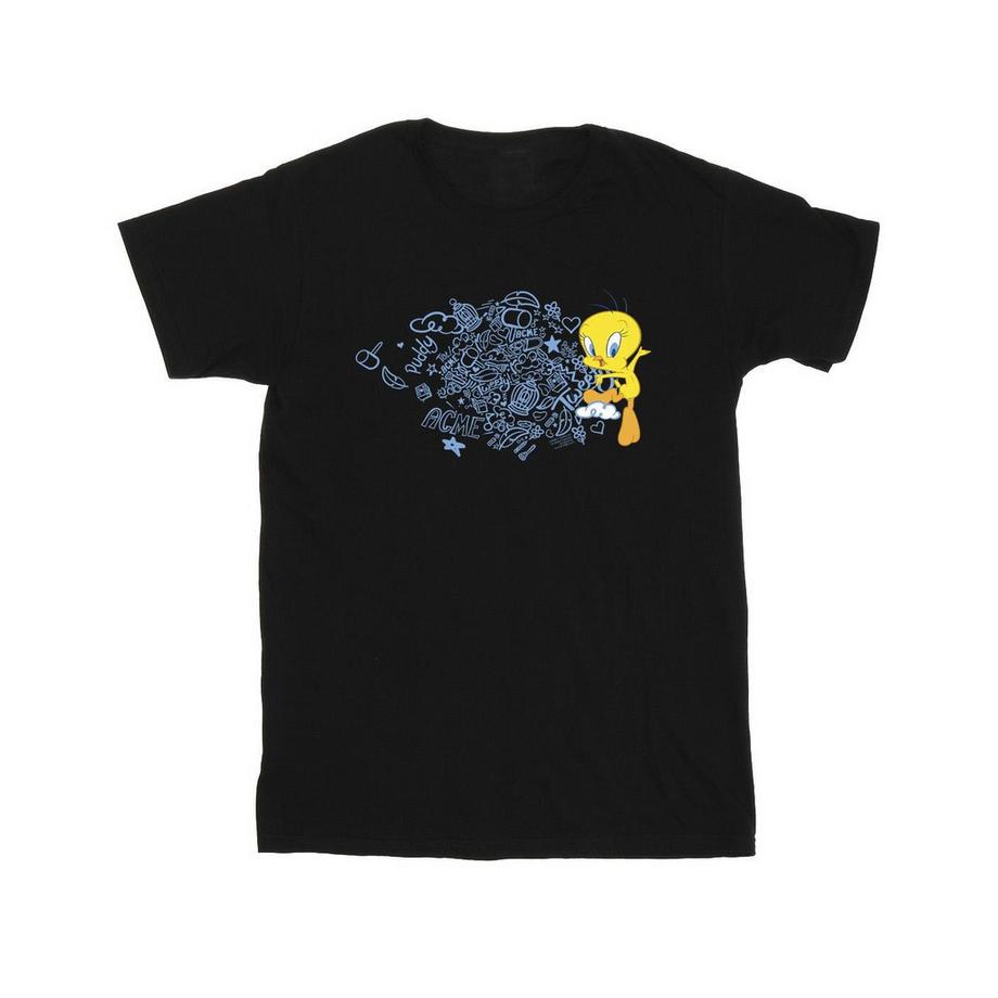 LOONEY TUNES Tweety Bird T-Shirt Graphique  